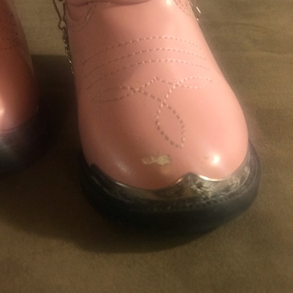 Laredo infant western boots with silver hardware. - Picture 3 of 4